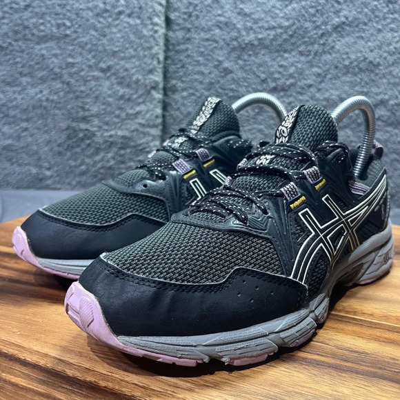 ASICS GEL-Venture 8 Women's Trail Running Shoes Sneakers Black Pink Size 7.5 - Picture 5 of 13
